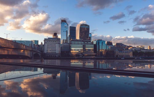 London city where the financial market operates