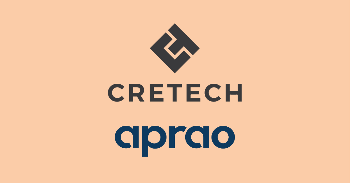 CRETech logo above an Aprao logo