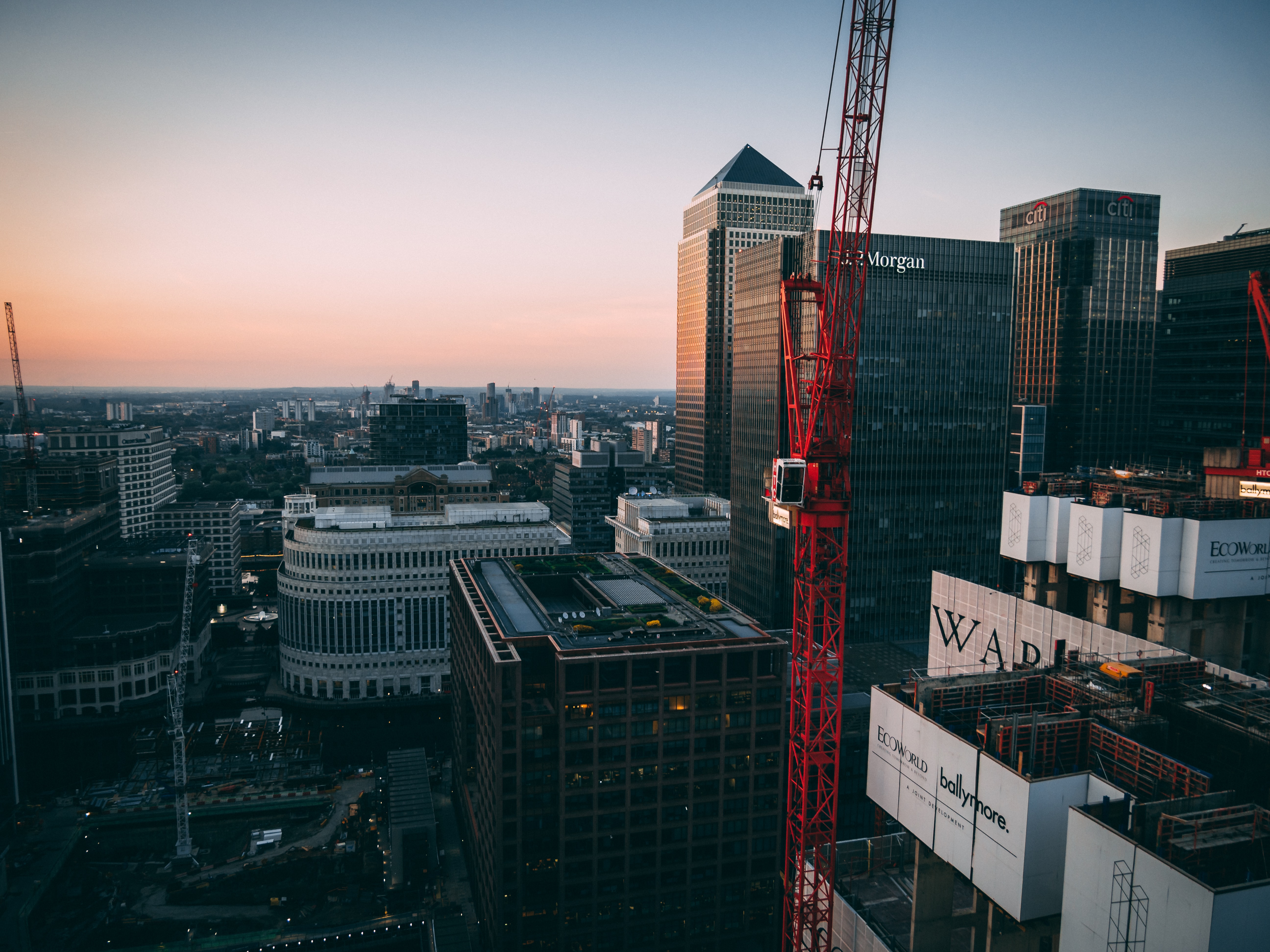 Canary Wharf, home of many property investors. 